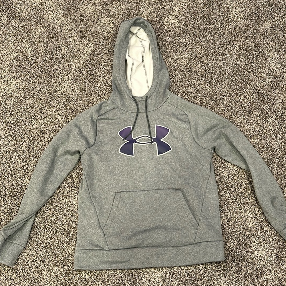 Grey Under Armor Hoodie